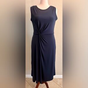 American Tall Navy Sleeveless Midi Dress